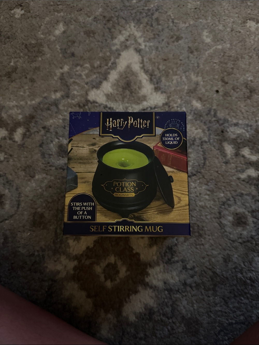 Harry Potter Potion Class Self Stirring Mug - Black with Green Potion